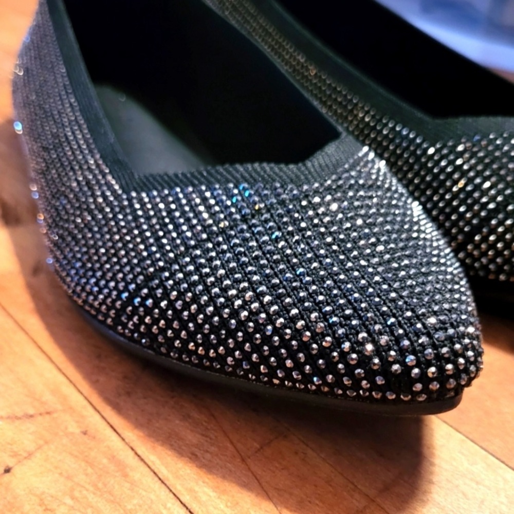 Torrid Rhinestone Ballet Flats 7WW - Picture 9 of 11